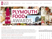 Tablet Screenshot of foodplymouth.org